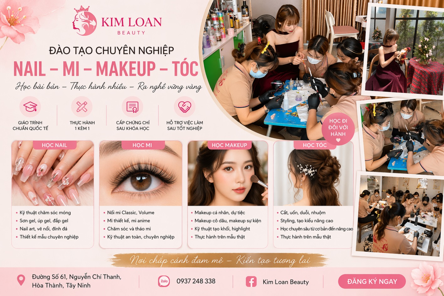 Khóa học makeup Tây Ninh: dự tiệc và chụp ảnh