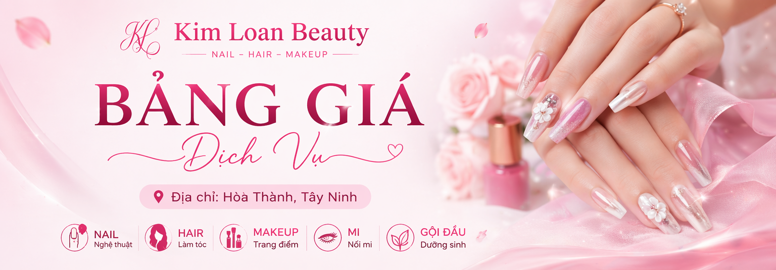 Bảng giá nail Tây Ninh: cách tính chi phí theo mẫu